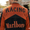 vintage racing suede jacket