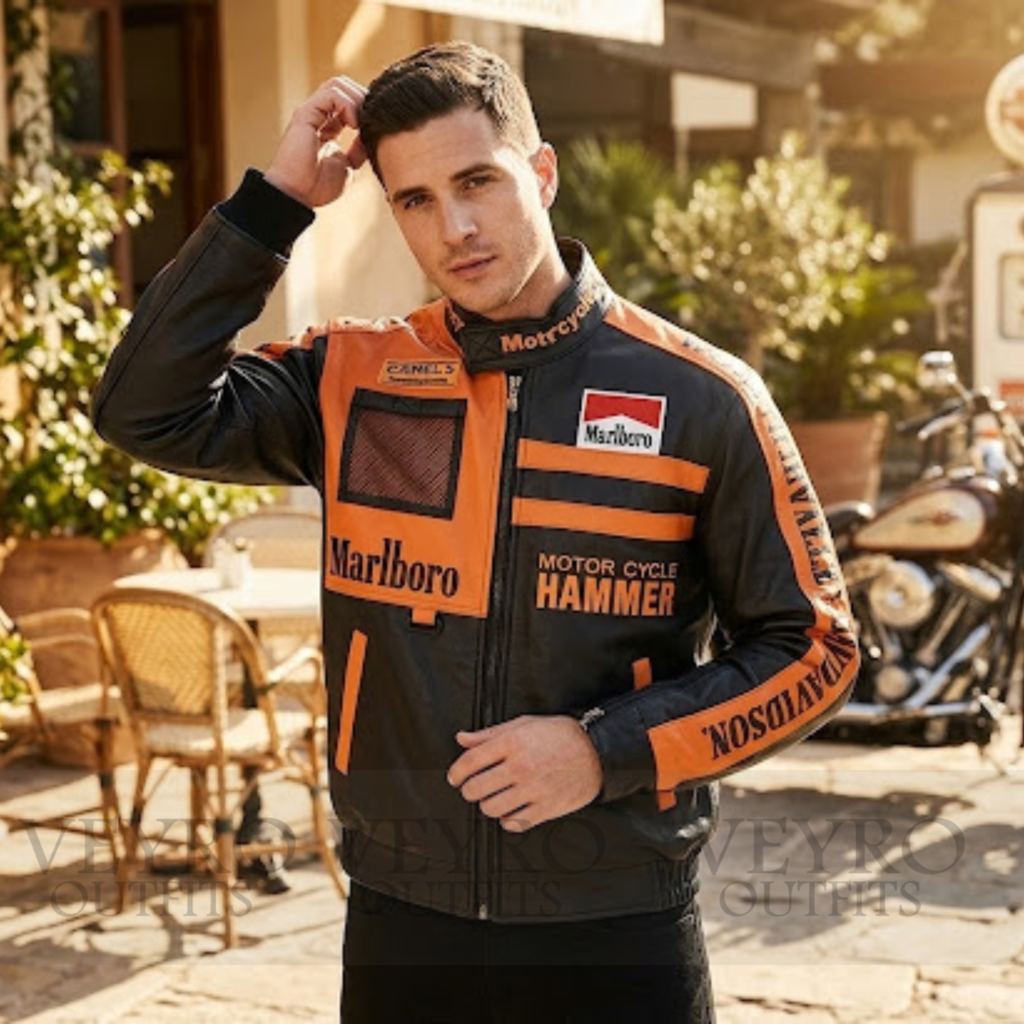 7 Reasons to Love This Vintage Marlboro Leather Biker Jacket