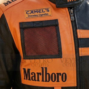 racing leather biker jacket