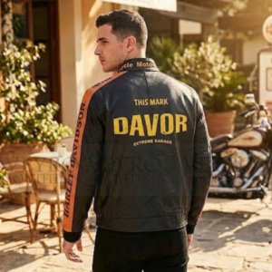 racing leather biker jacket