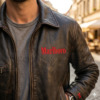 Marlboro-style leather jacket