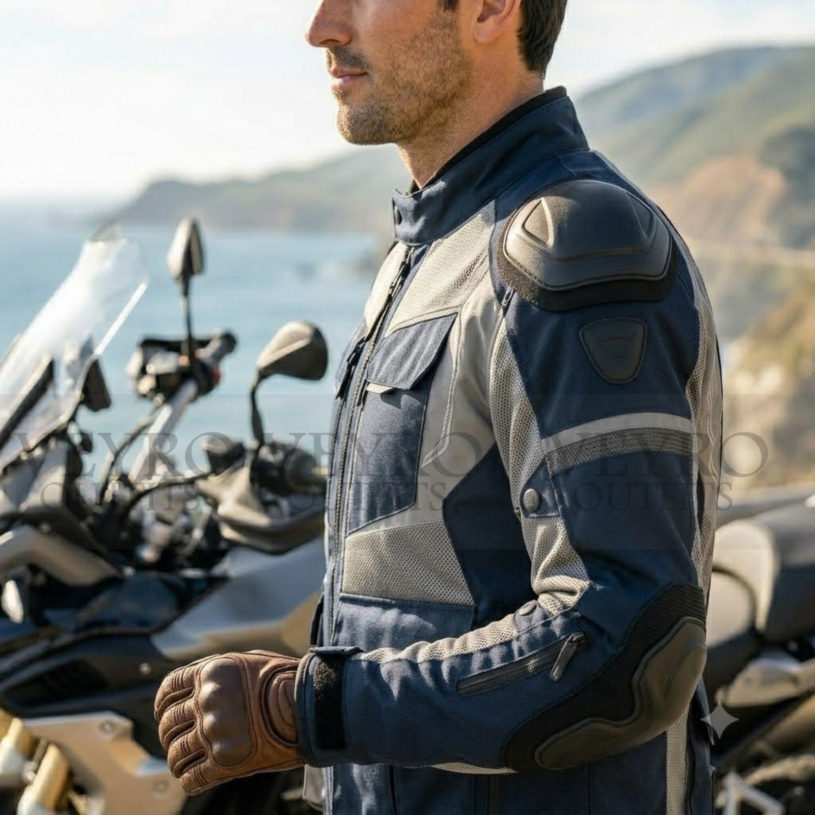 armored motorcycle adventure jacket