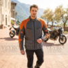 Technical adventure touring motorcycle jacket