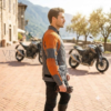 Technical adventure touring motorcycle jacket