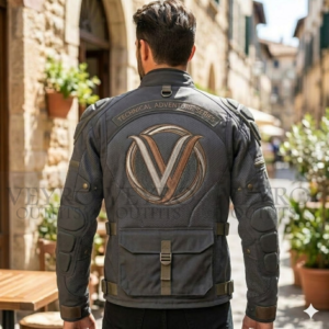 Veyro Outfits Adventure Motorcycle Jacket with Armor and Mesh