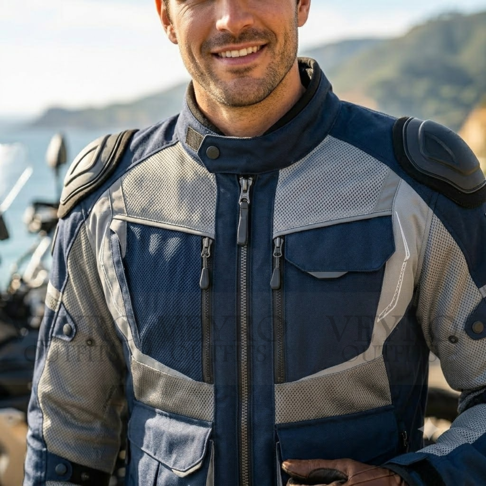 armored motorcycle adventure jacket