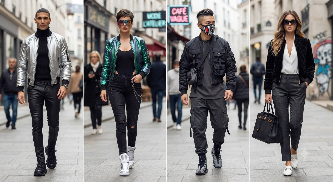 Black Bomber Jacket