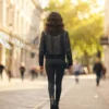 women's leather bomber jacket