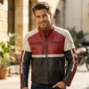 Tri-Color Cafe Racer Jacket