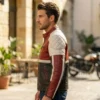 Tri-Color Cafe Racer Jacket