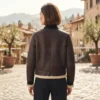 women's shearling bomber jacket