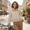 women's shearling aviator jacket