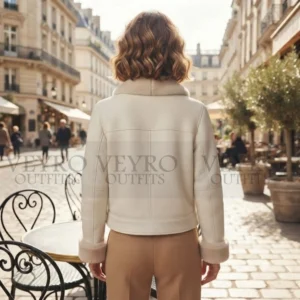 women's shearling aviator jacket