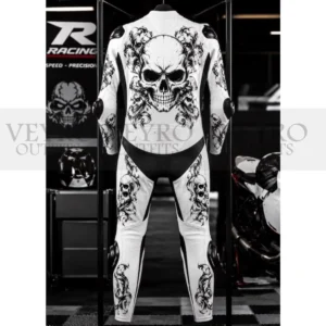 skull motorcycle racing suit