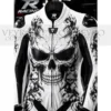 skull motorcycle racing suit
