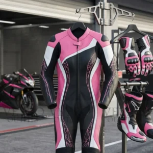 women's leather racing suit