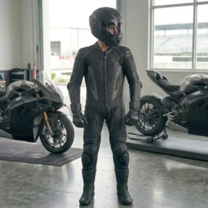 one-piece leather racing suit