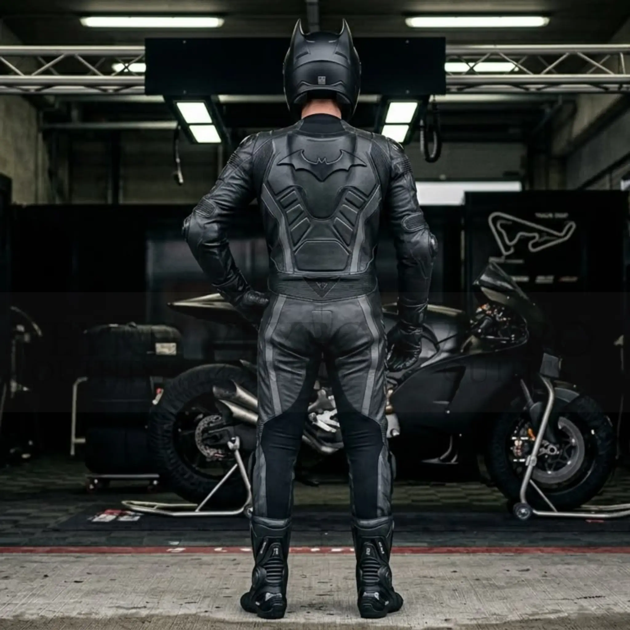 leather motorcycle racing suit