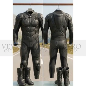 Men's Leather Motorcycle Racing Suit