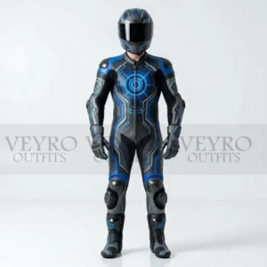 men's leather motorcycle racing suit