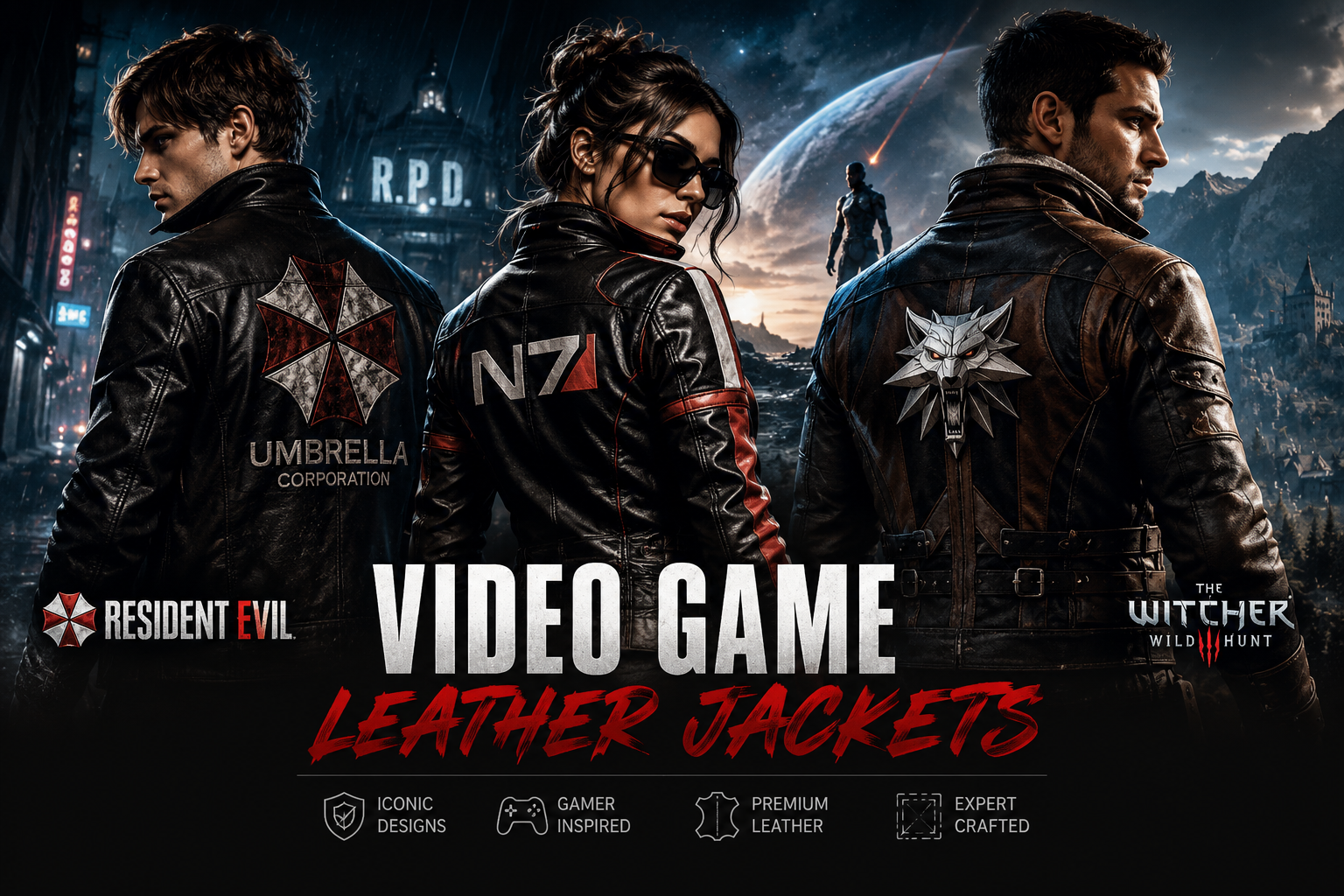 Video Game Leather Jackets