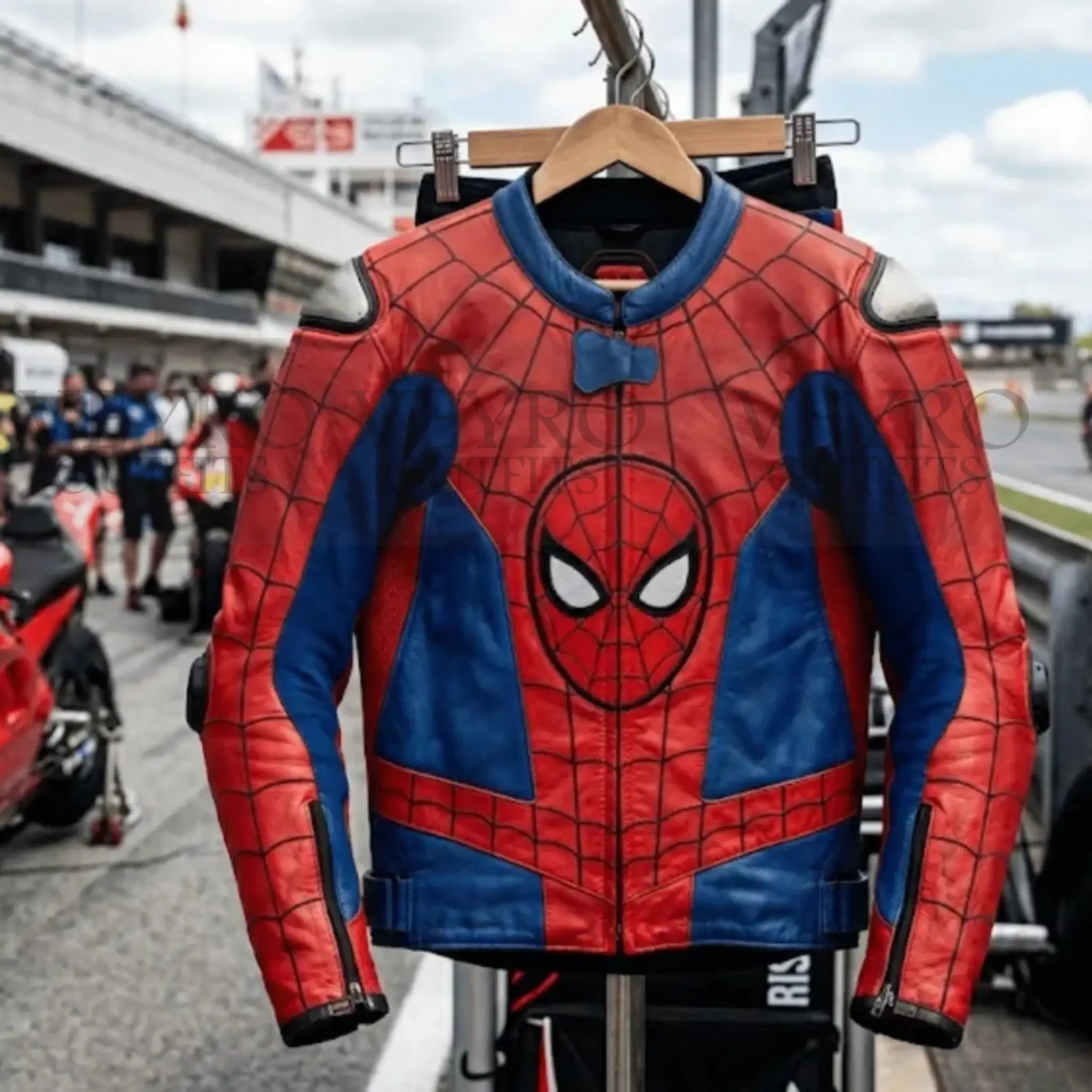 spider man motorcycle jacket with armor