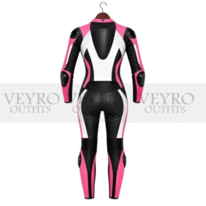 women's perforated racing leather suit