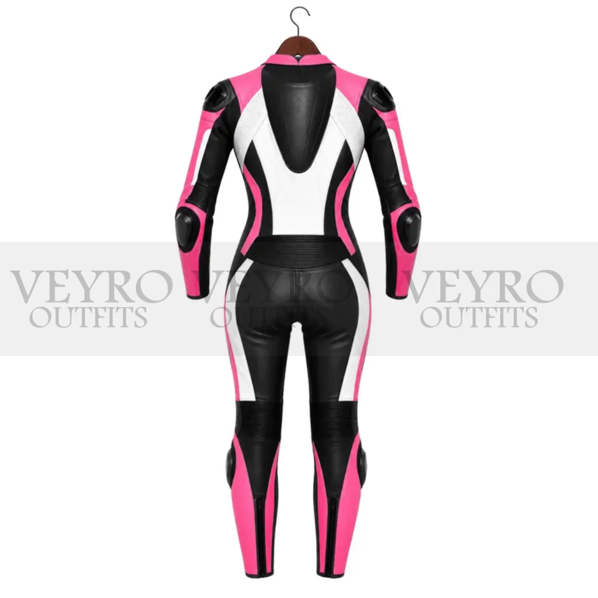 women's perforated racing leather suit
