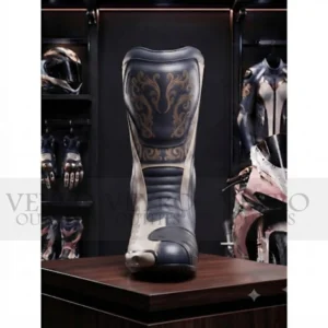 women's baroque leather racing suit