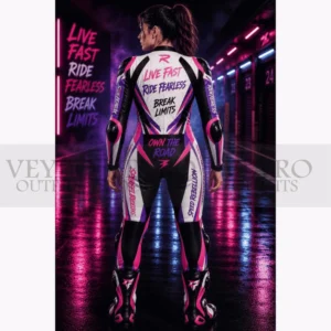 Custom Women’s Leather Motorcycle Racing Suit