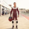 Women's leather racing suit