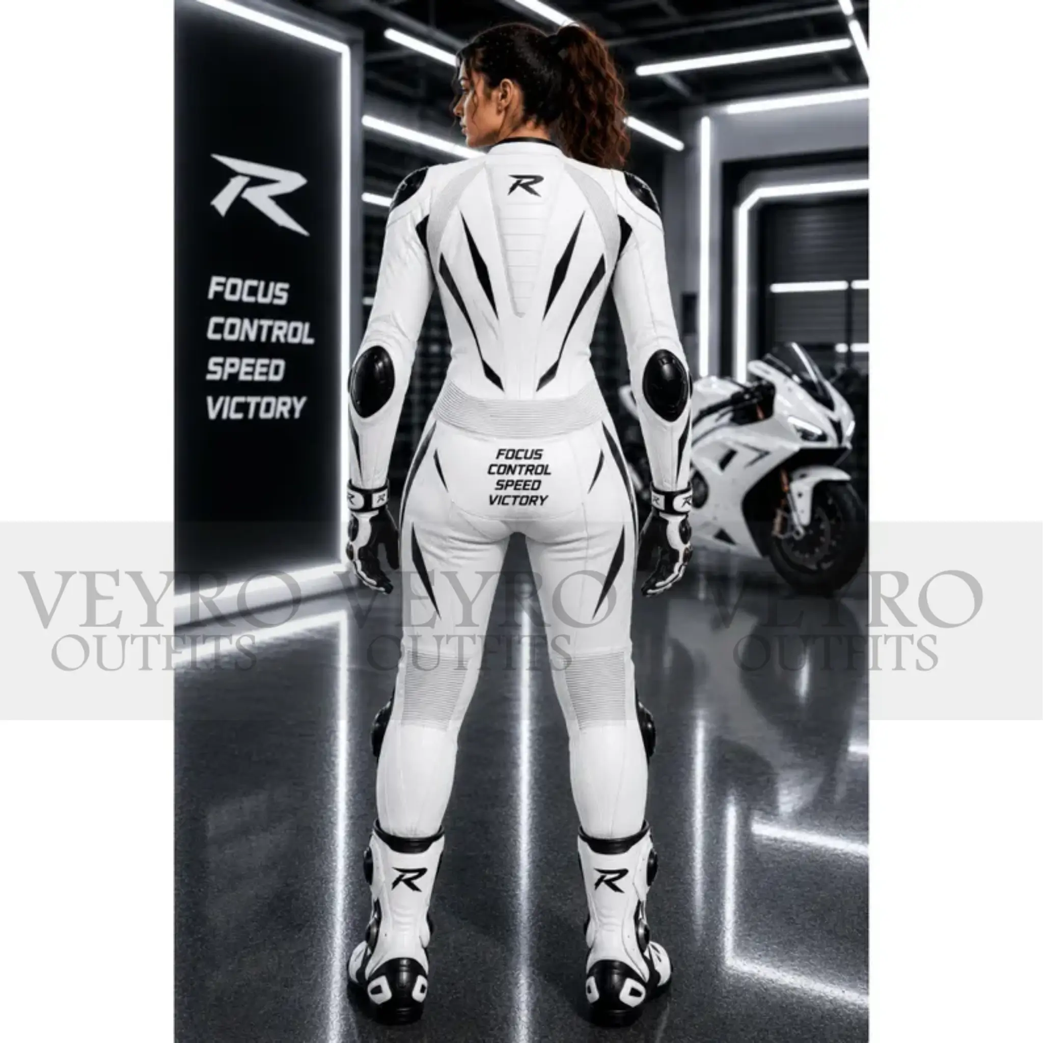 Women's Motorcycle Racing Suit Set