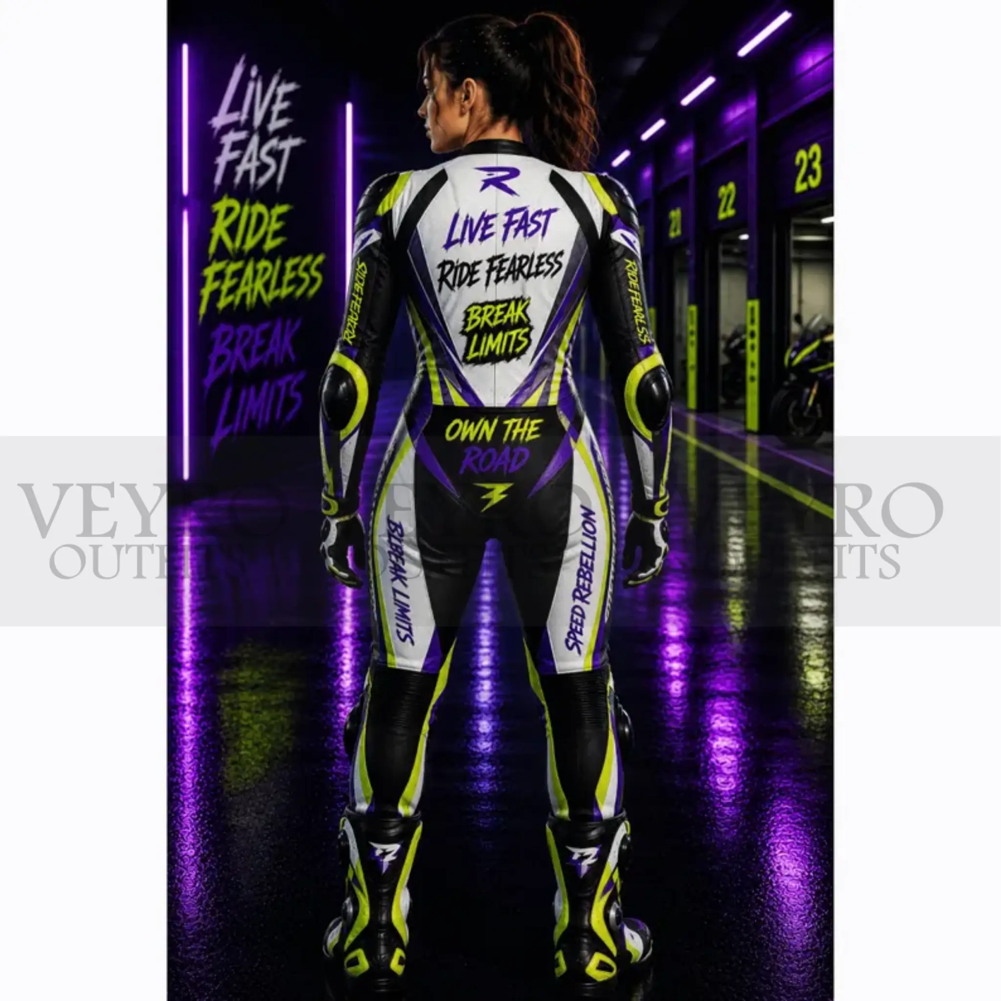 Women’s Leather Racing Suit