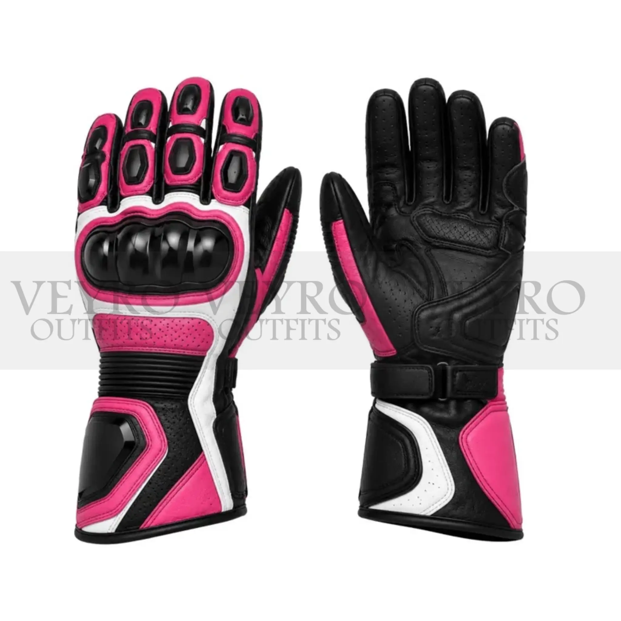 women's perforated racing leather suit