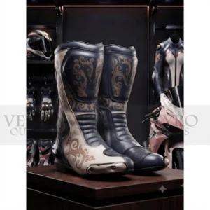 women's baroque leather racing suit