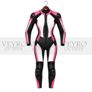 women's perforated racing leather suit