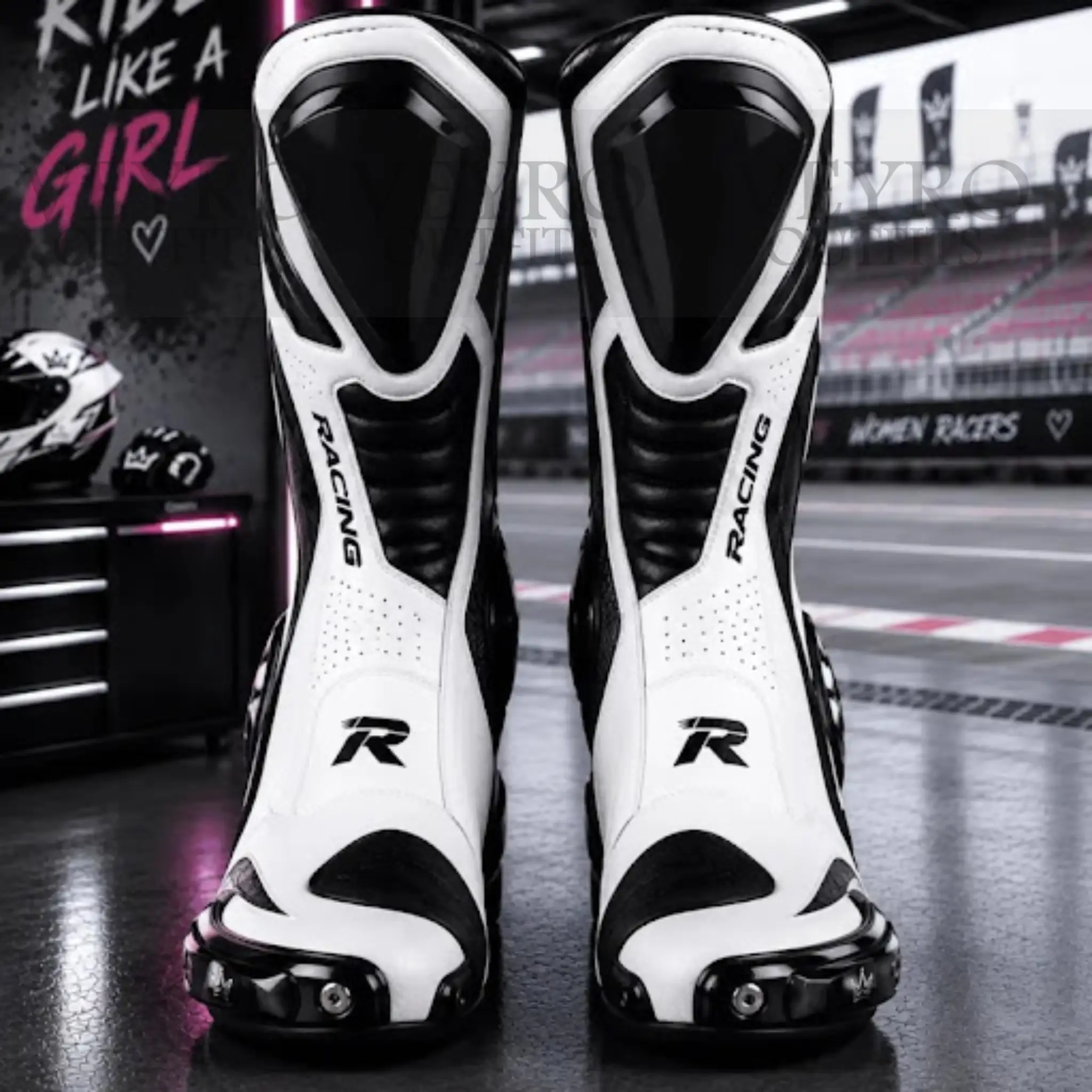 women's leather motorcycle racing suit