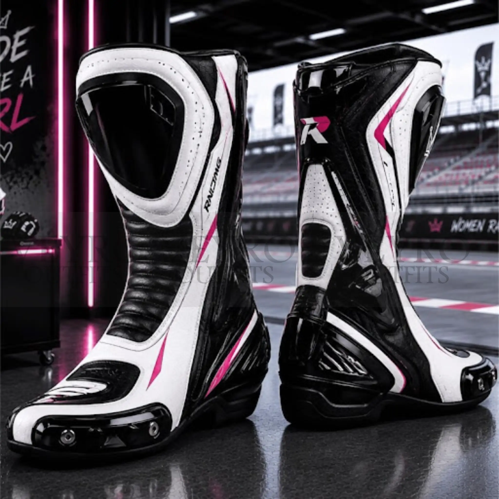 women's leather motorcycle racing suit