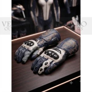 women's baroque leather racing suit