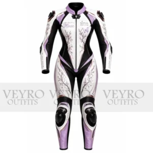 women's 1-piece leather motorcycle racing suit