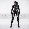 Custom motorcycle race suit for women