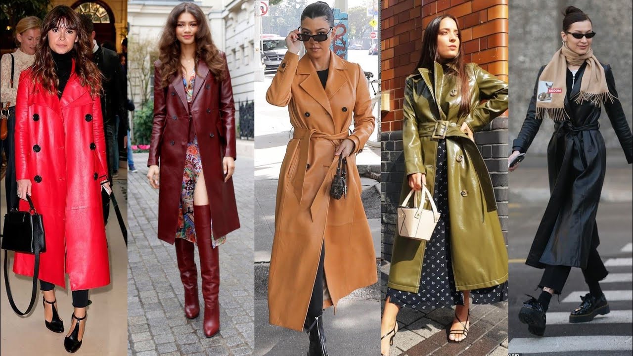 Leather Trench Coat Styling Men and Women | Veyro Outfits