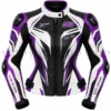 Purple black racing jacket