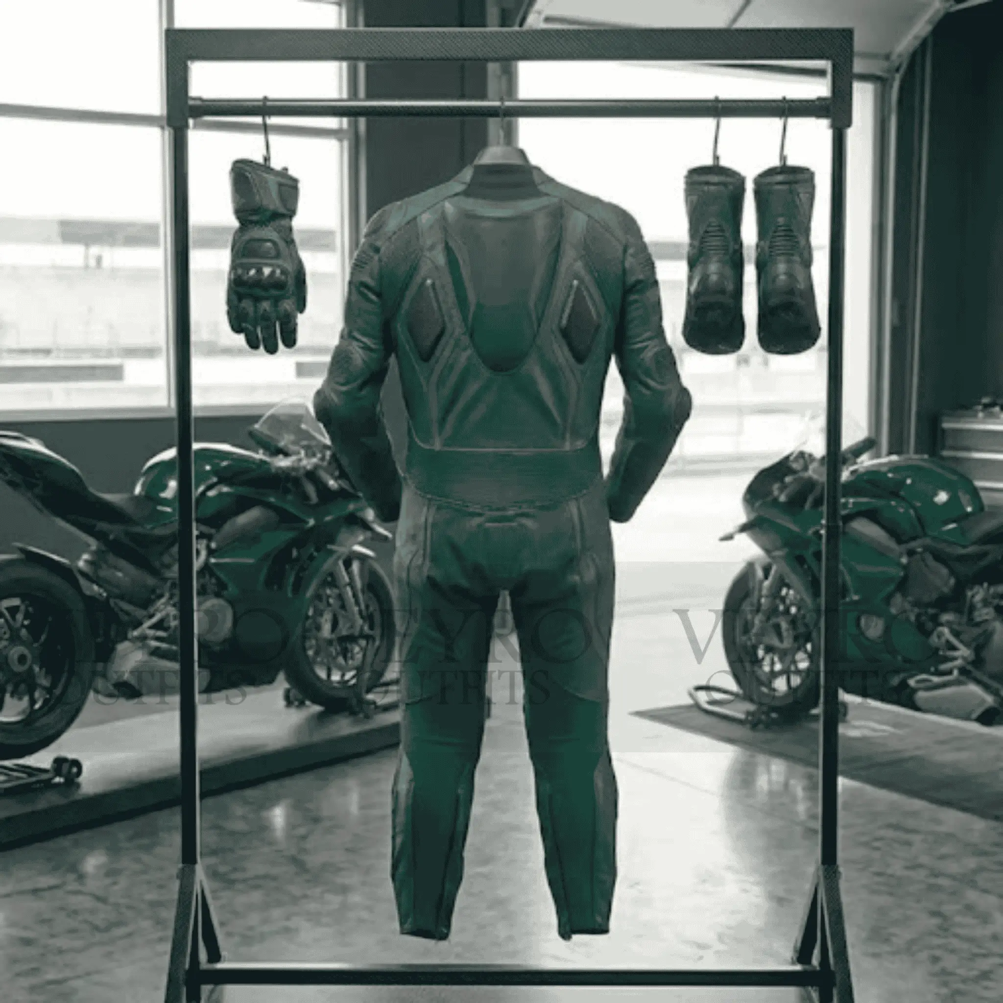 Custom Leather Motorcycle Racing Suit