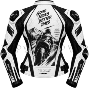 women's leather racing jacket