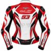 women's leather racing jacket
