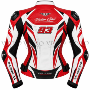 women's leather racing jacket