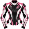 women's leather racing jacket