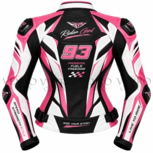 women's leather racing jacket