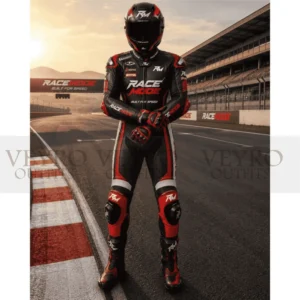 1-Piece Leather Racing Suit